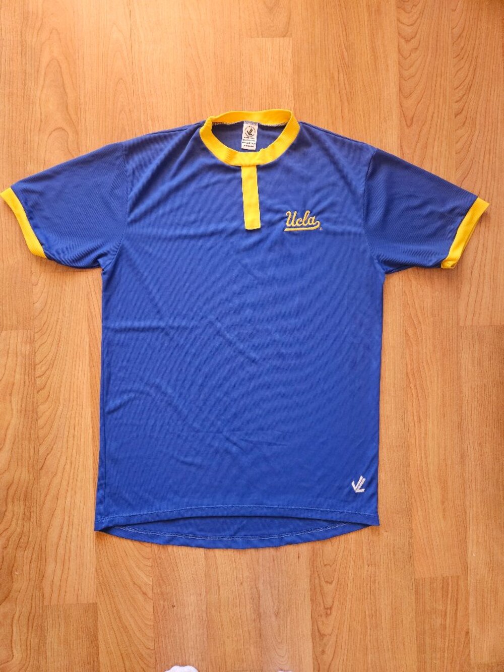 Never worn! Men's JL Racing Lightweight  UCLA Blue Short Sleeve Tee - Medium